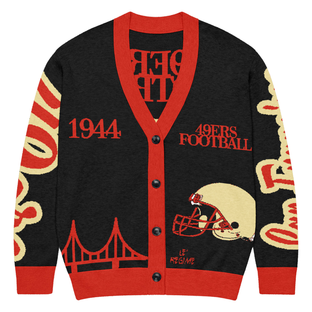 49ers Football Unisex Knitted Cardigan