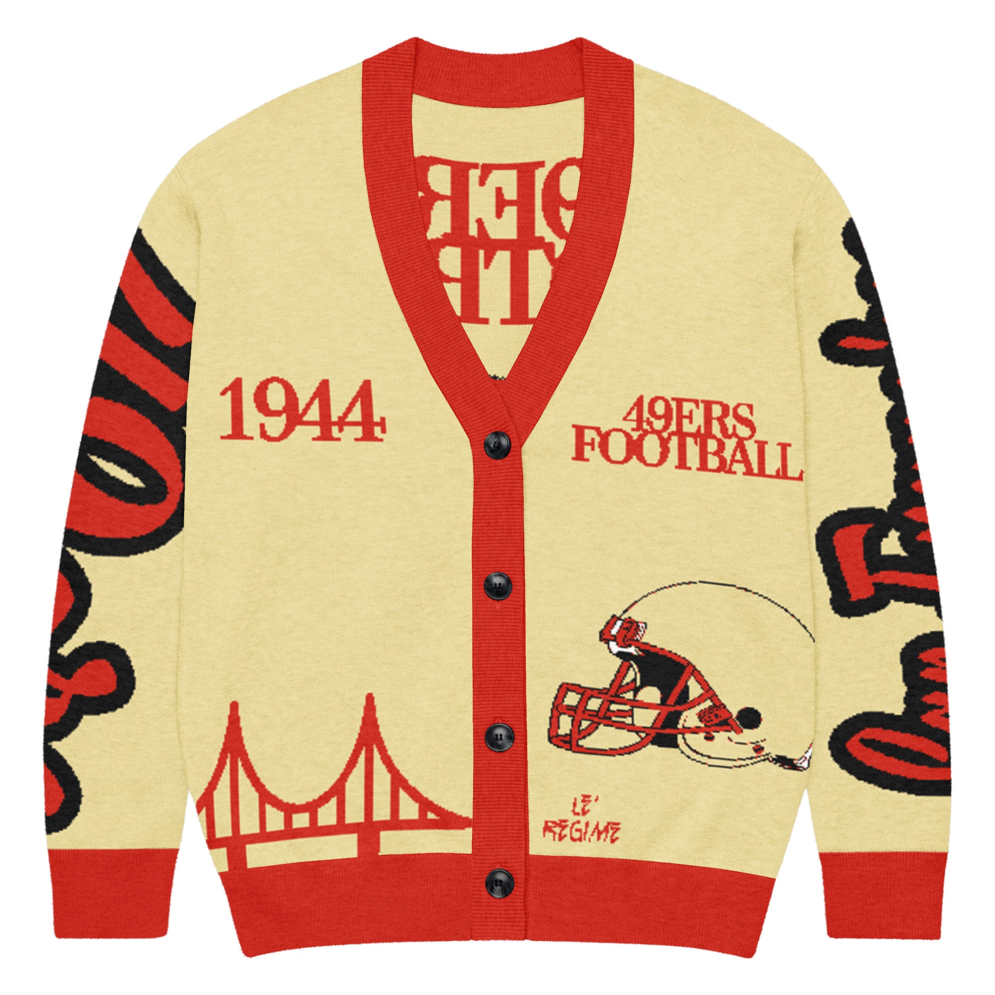 49ers Football Unisex Knitted Cardigan