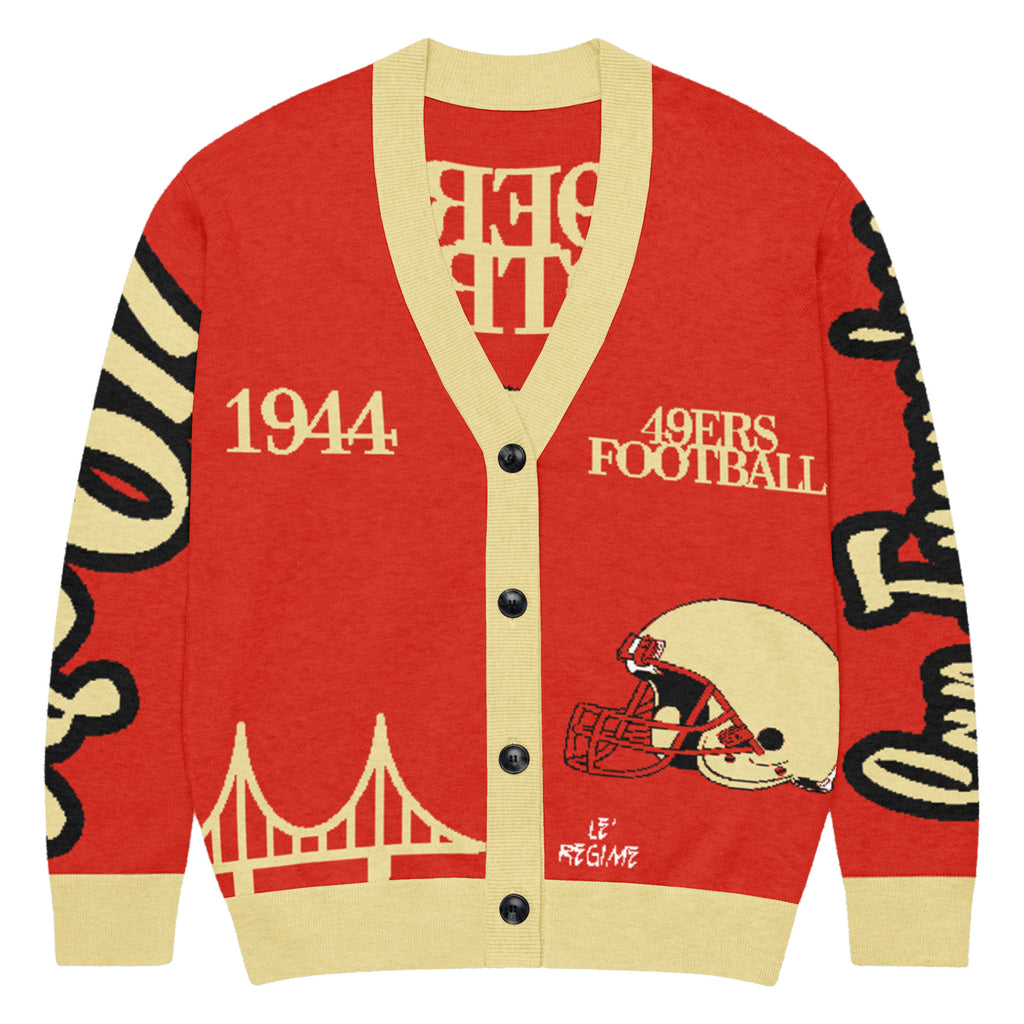 49ers Football Unisex Knitted Cardigan