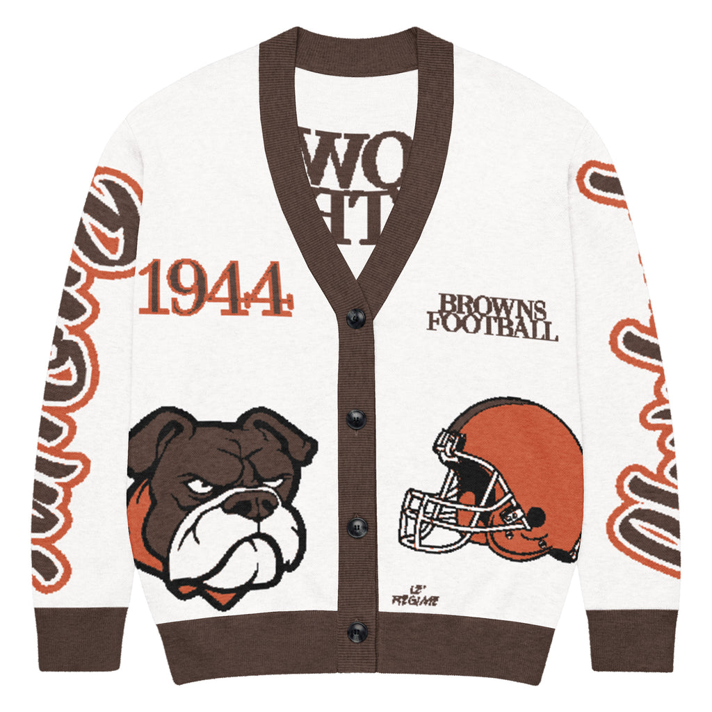 Cleveland Browns Unisex Knitted Cardigan