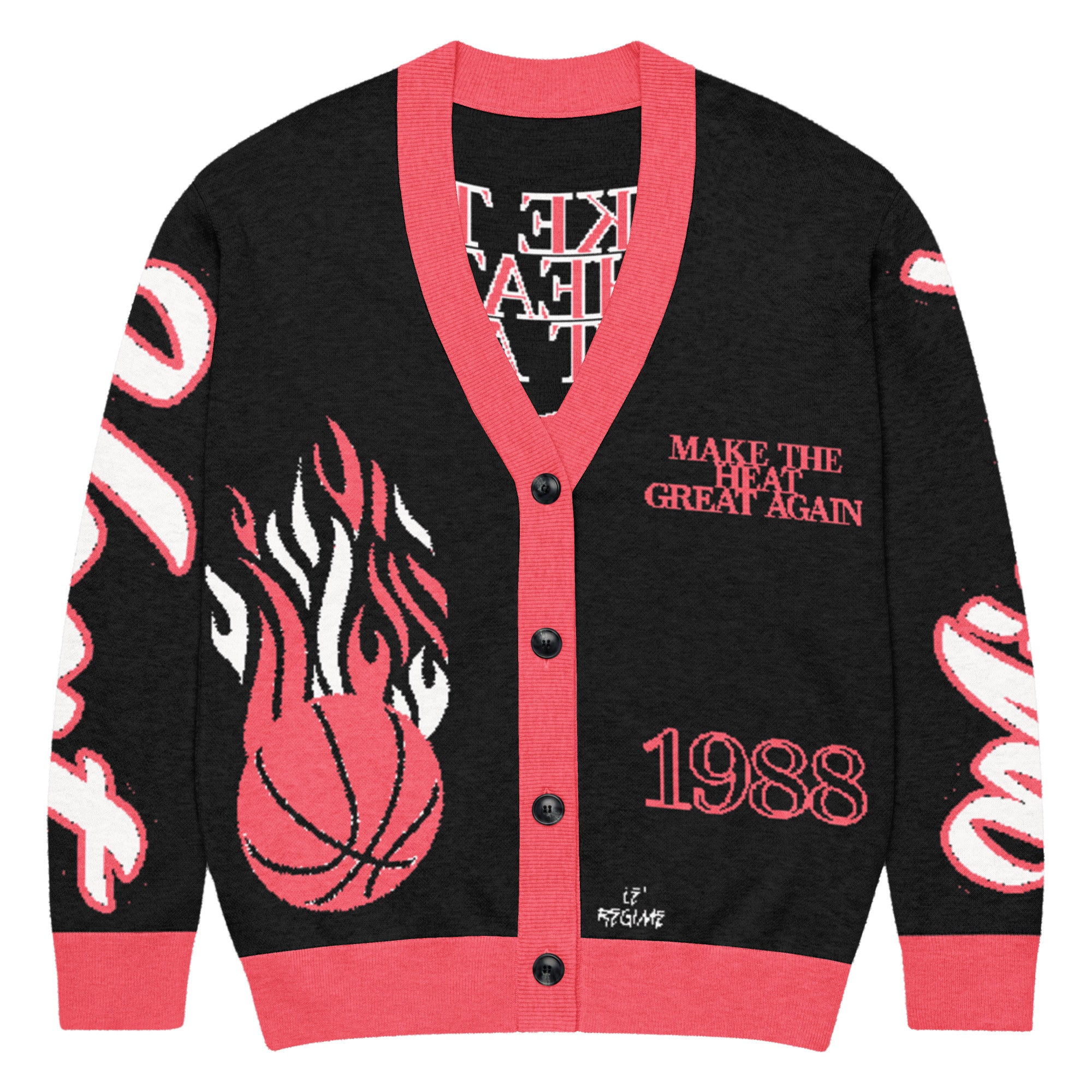 Miami Heat Unisex Knitted Cardigan