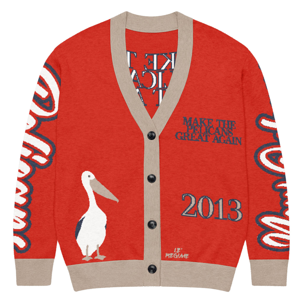New Orleans Pelicans Unisex Knitted Cardigan
