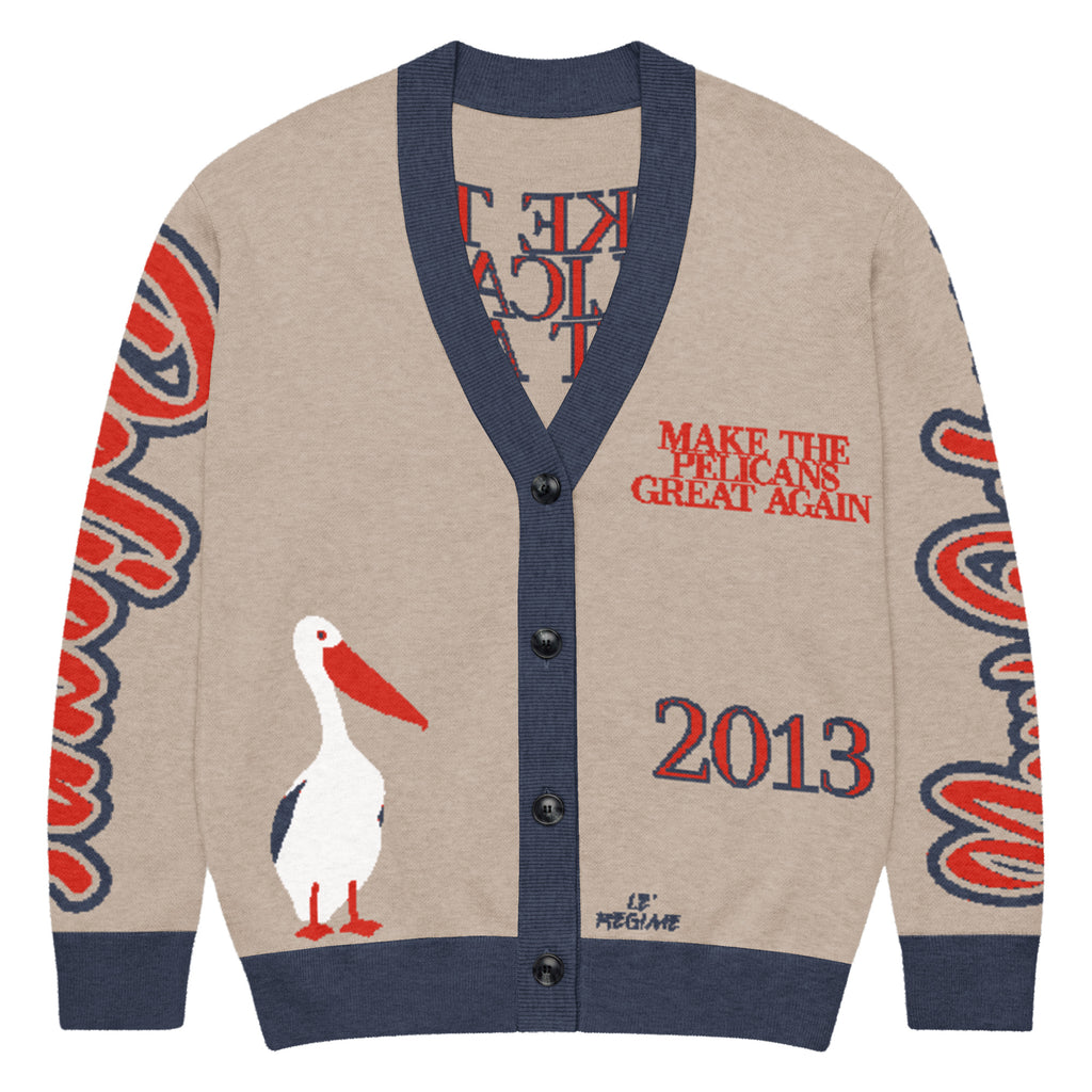 New Orleans Pelicans Unisex Knitted Cardigan