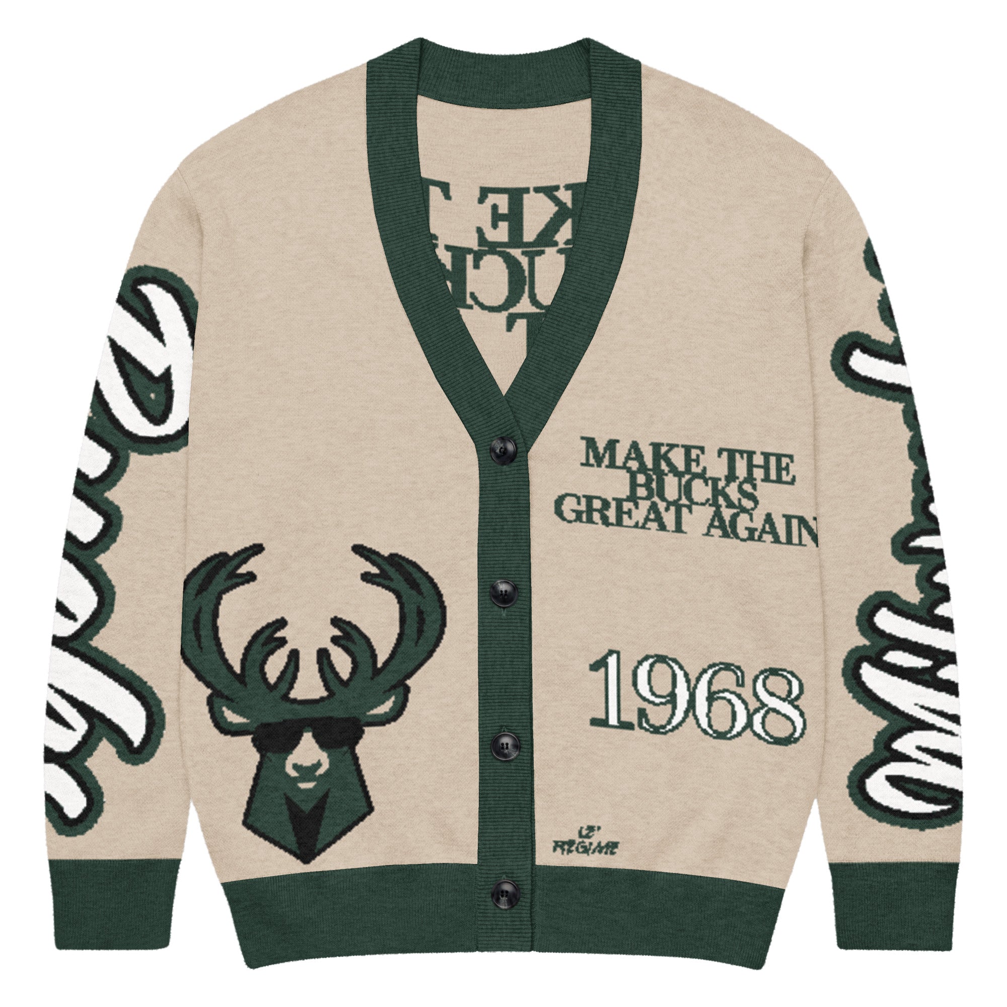 Milwaukee Bucks Unisex Knitted Cardigan
