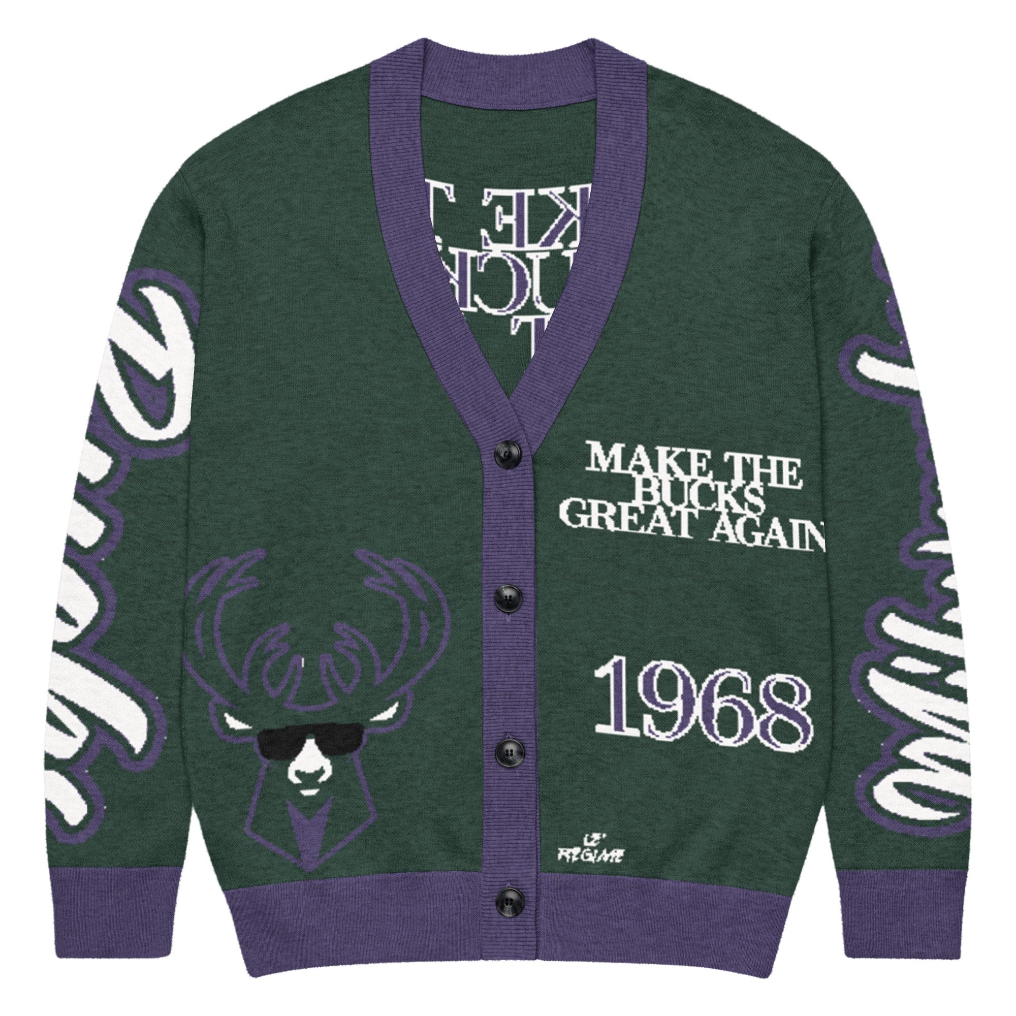 Milwaukee Bucks Unisex Knitted Cardigan