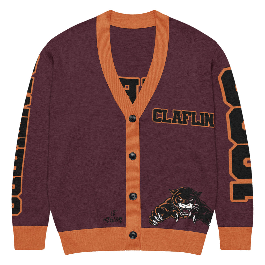 Claflin University Knitted Cardigan