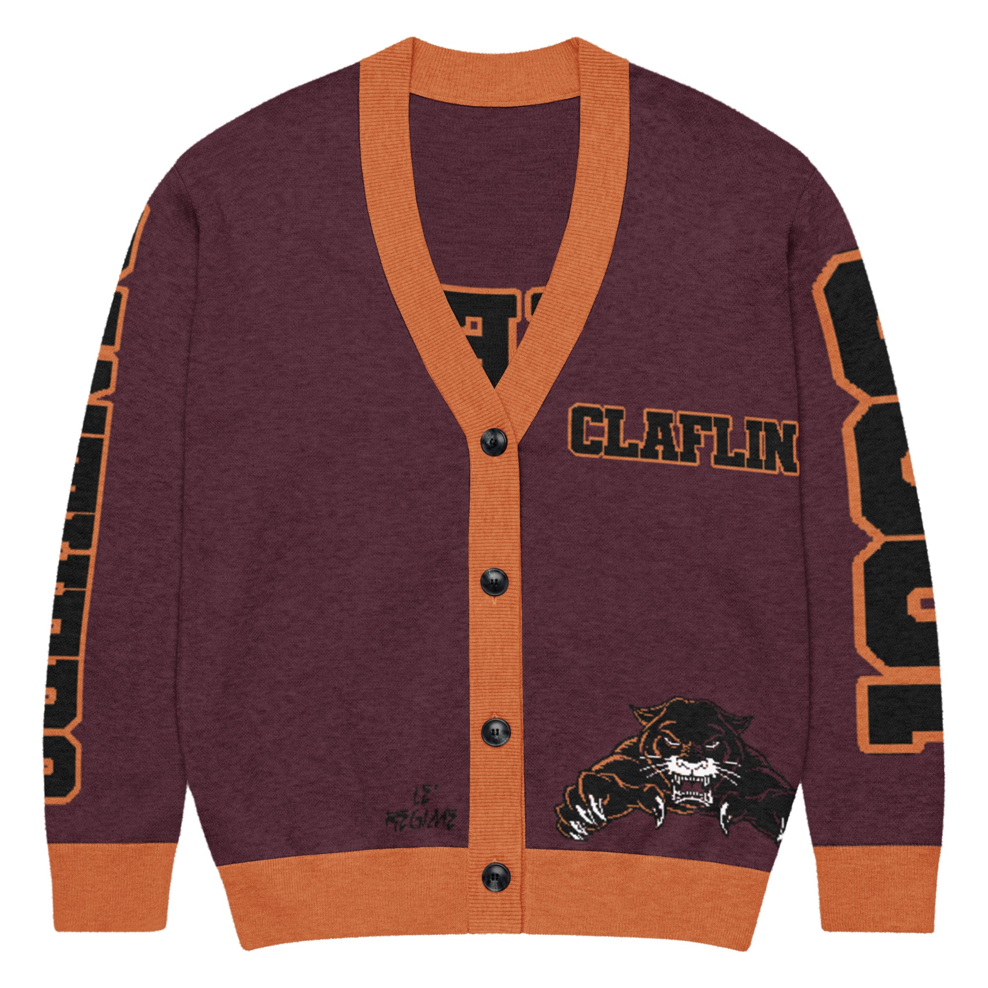 Claflin University Knitted Cardigan