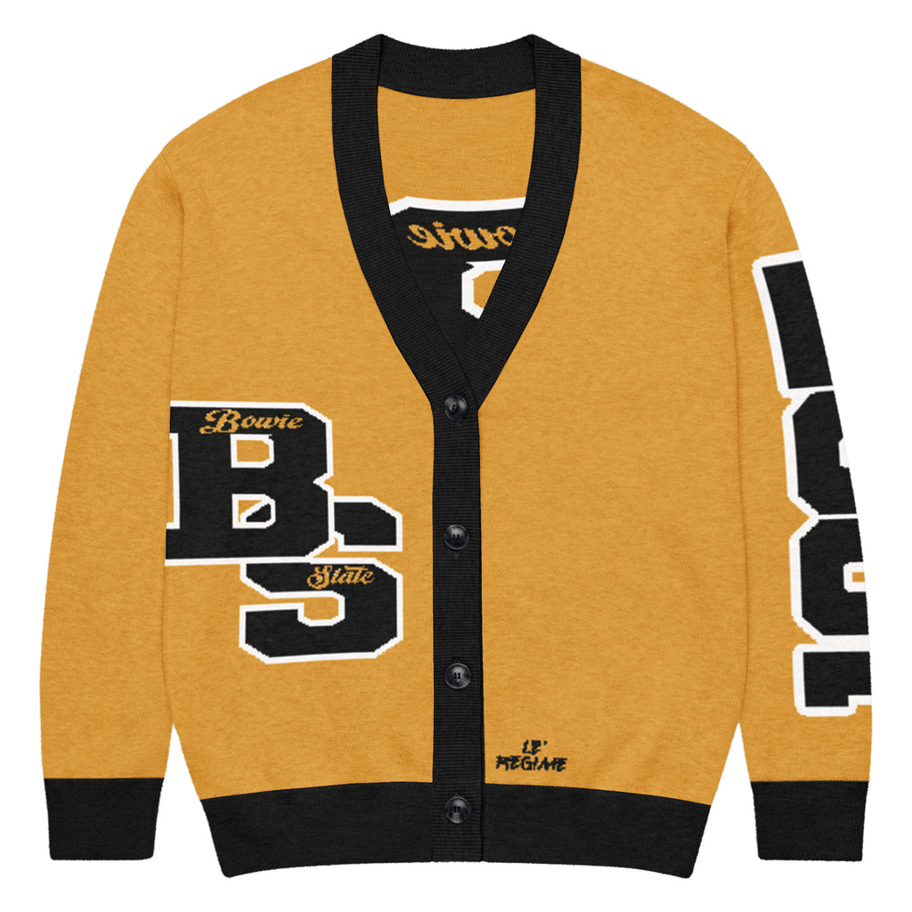 Bowie State Unisex Knitted Cardigan