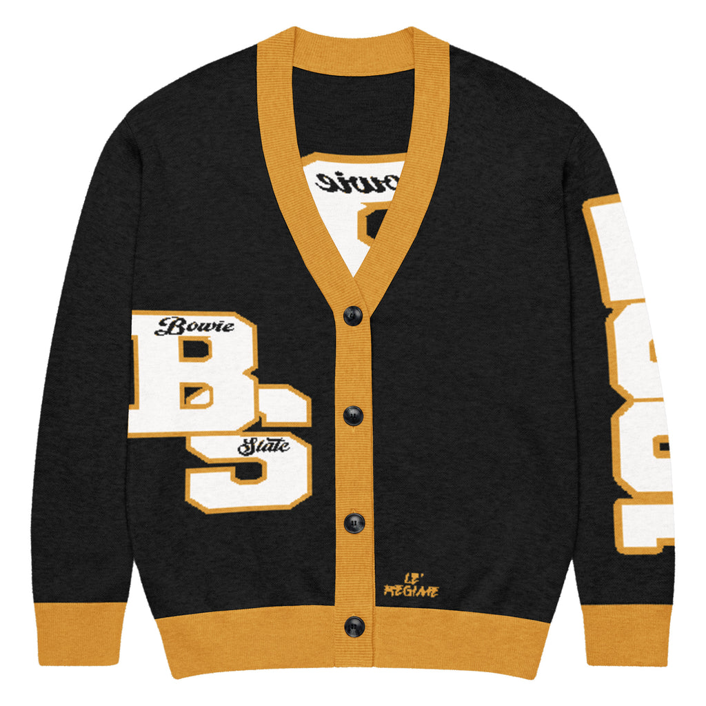 Bowie State Unisex Knitted Cardigan
