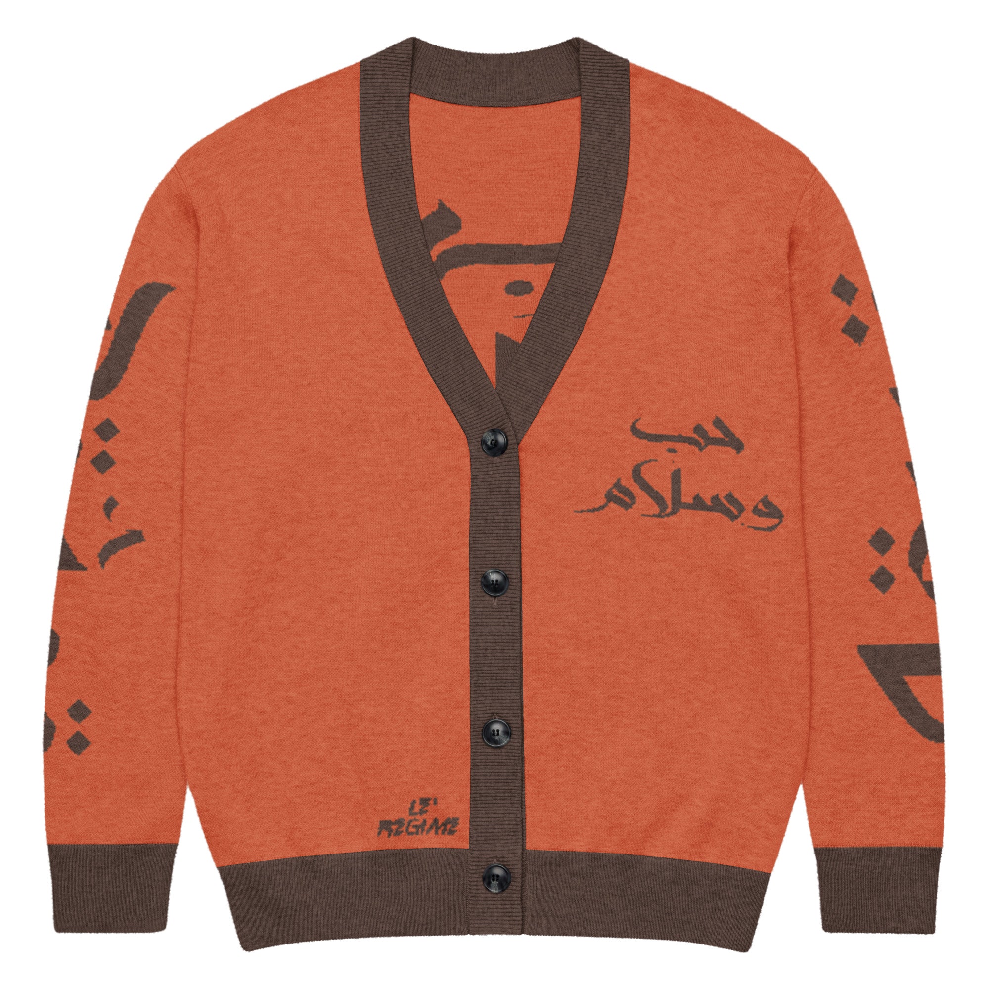 Love & Peace (Arabic) Knitted Cardigan