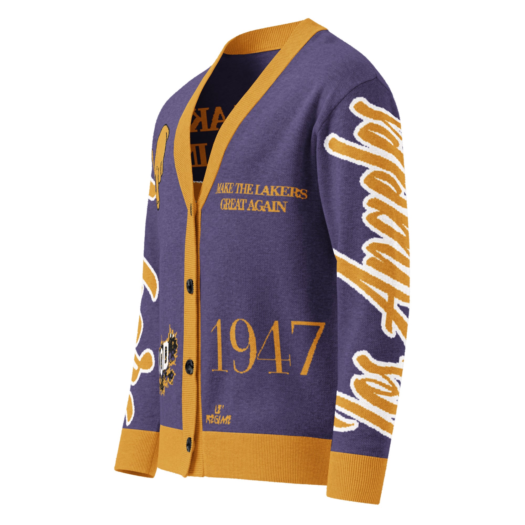 Los Angeles Lakers Unisex Knitted Cardigan
