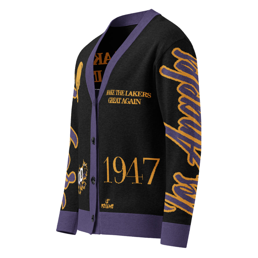 Los Angeles Lakers Unisex Knitted Cardigan