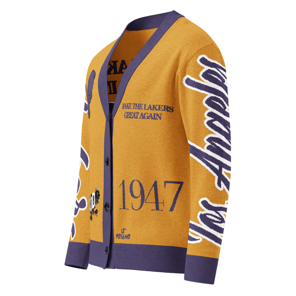 Los Angeles Lakers Unisex Knitted Cardigan