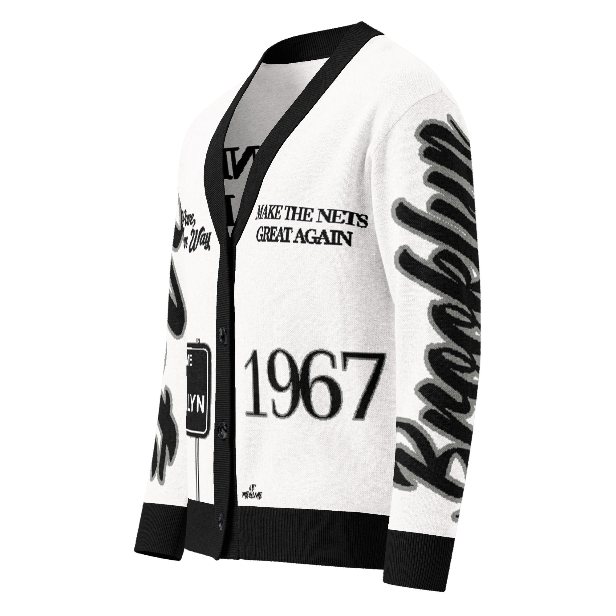 Brooklyn Nets Unisex Knitted Cardigan