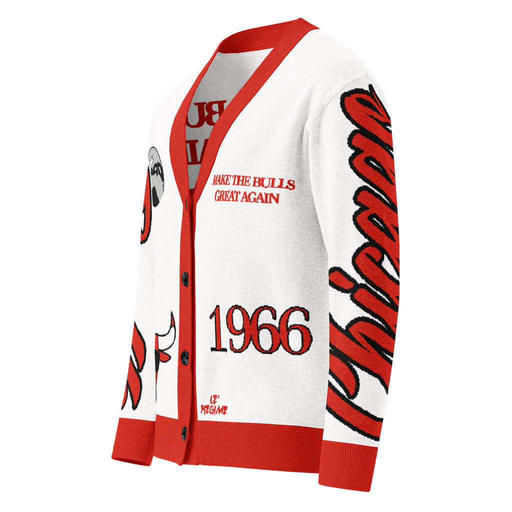 Chicago Bulls Unisex Knitted Cardigan