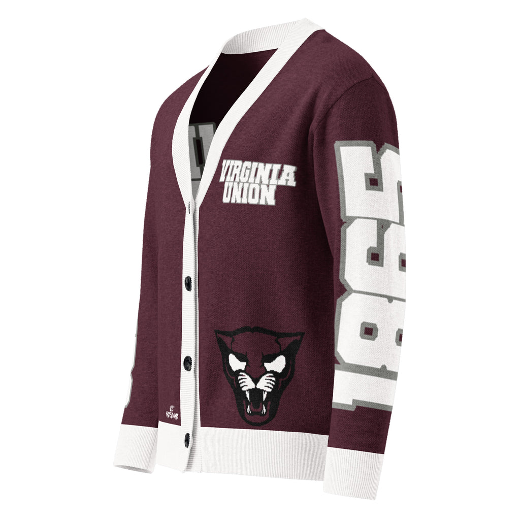 Virginia Union Unisex Knitted Cardigan