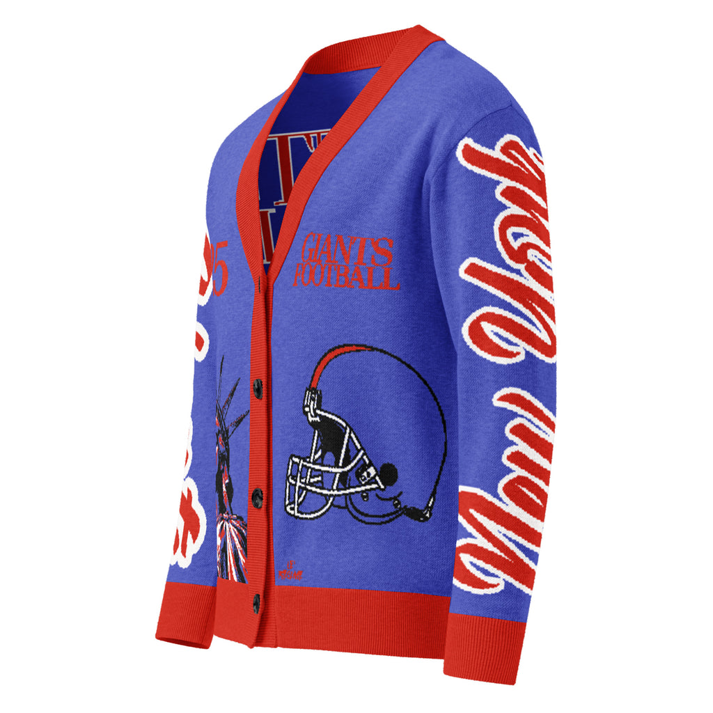 New York Giants Unisex Knitted Cardigan