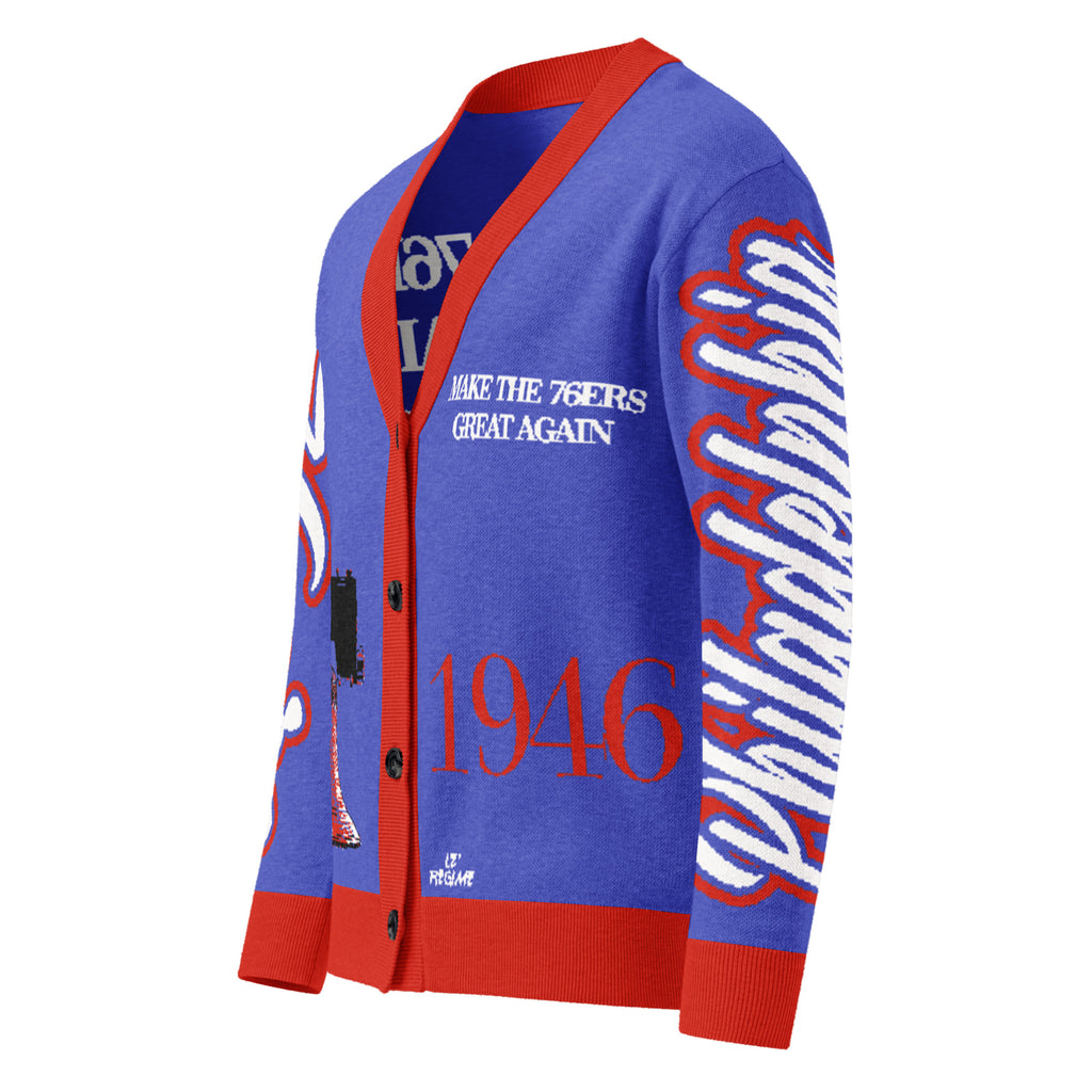 Philadelphia 76ers Unisex Knitted Cardigan