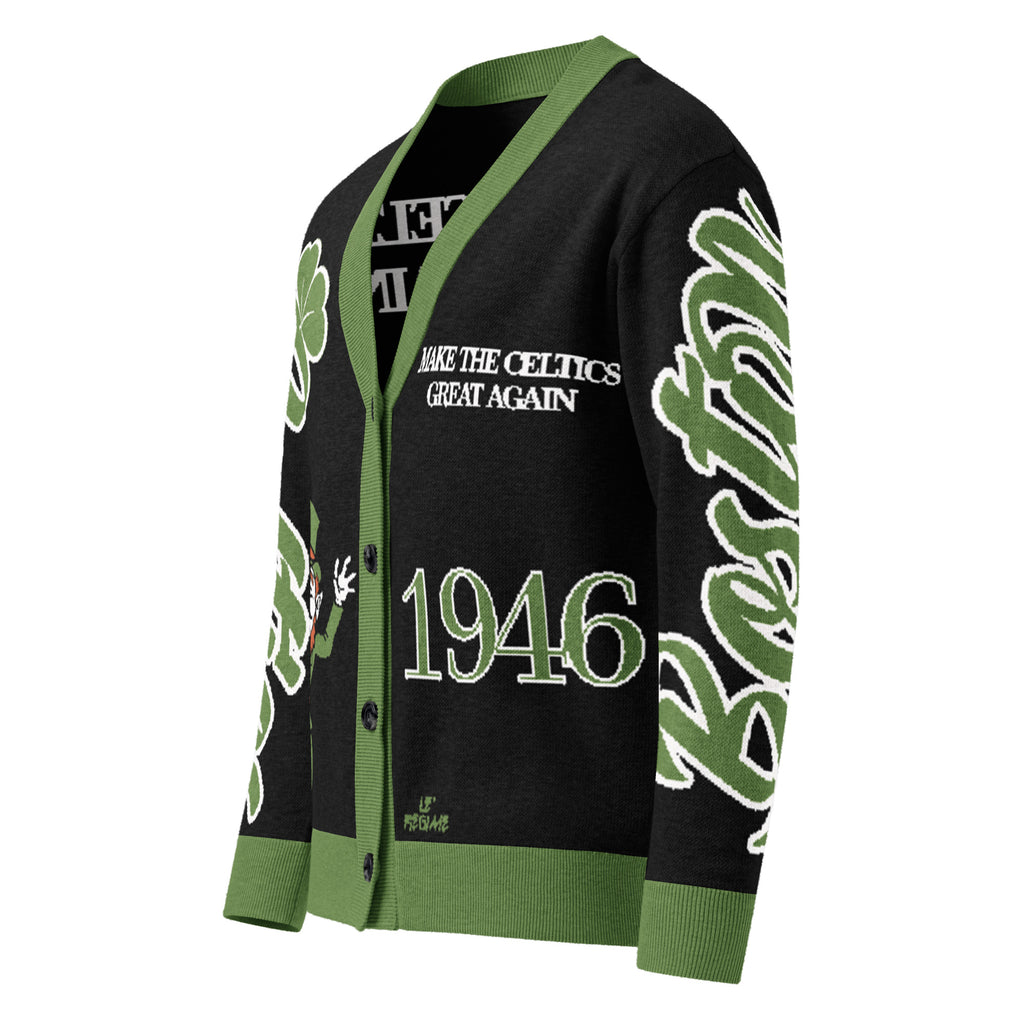 Boston Celtics Unisex Knitted Cardigan