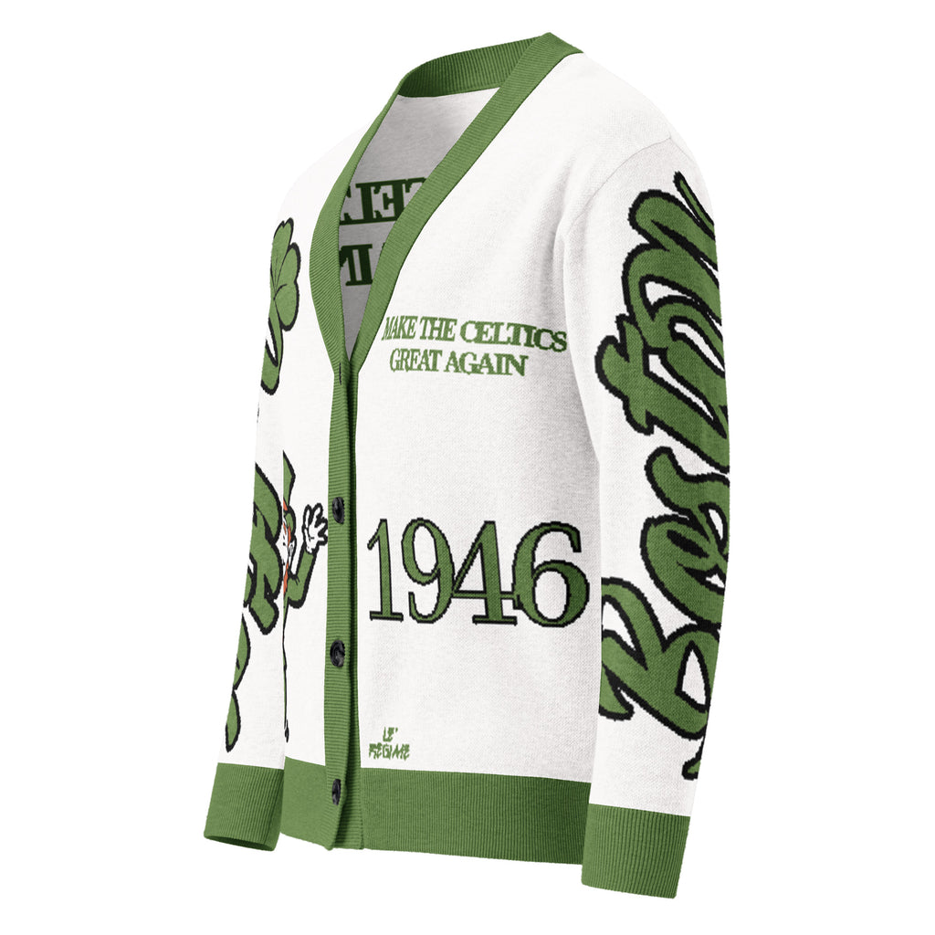Boston Celtics Unisex Knitted Cardigan