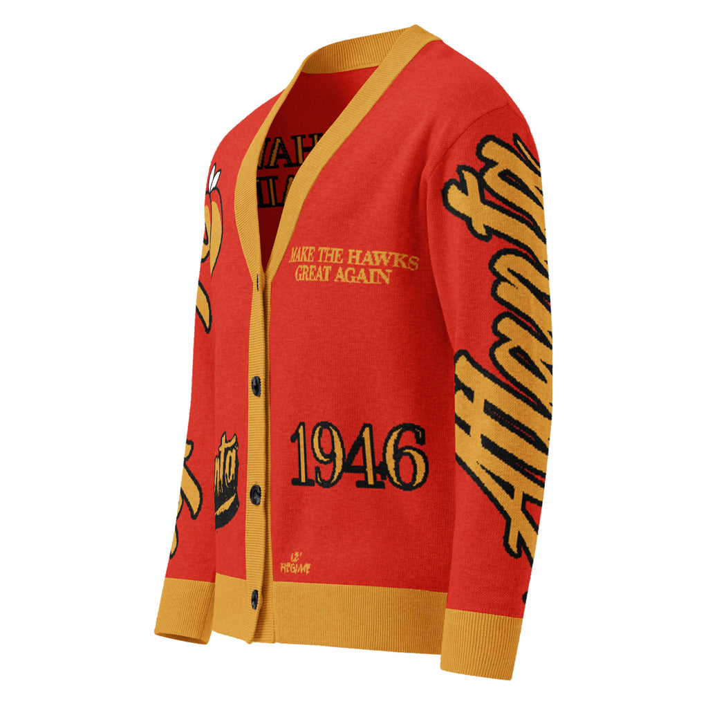 Atlanta Hawks Unisex Knitted Cardigan
