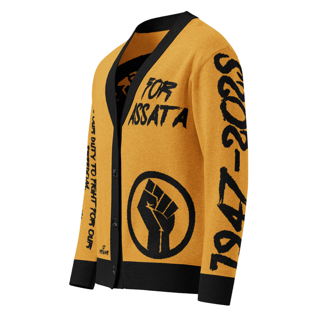 Assata Shakur x Legends Never Die Knitted Cardigan