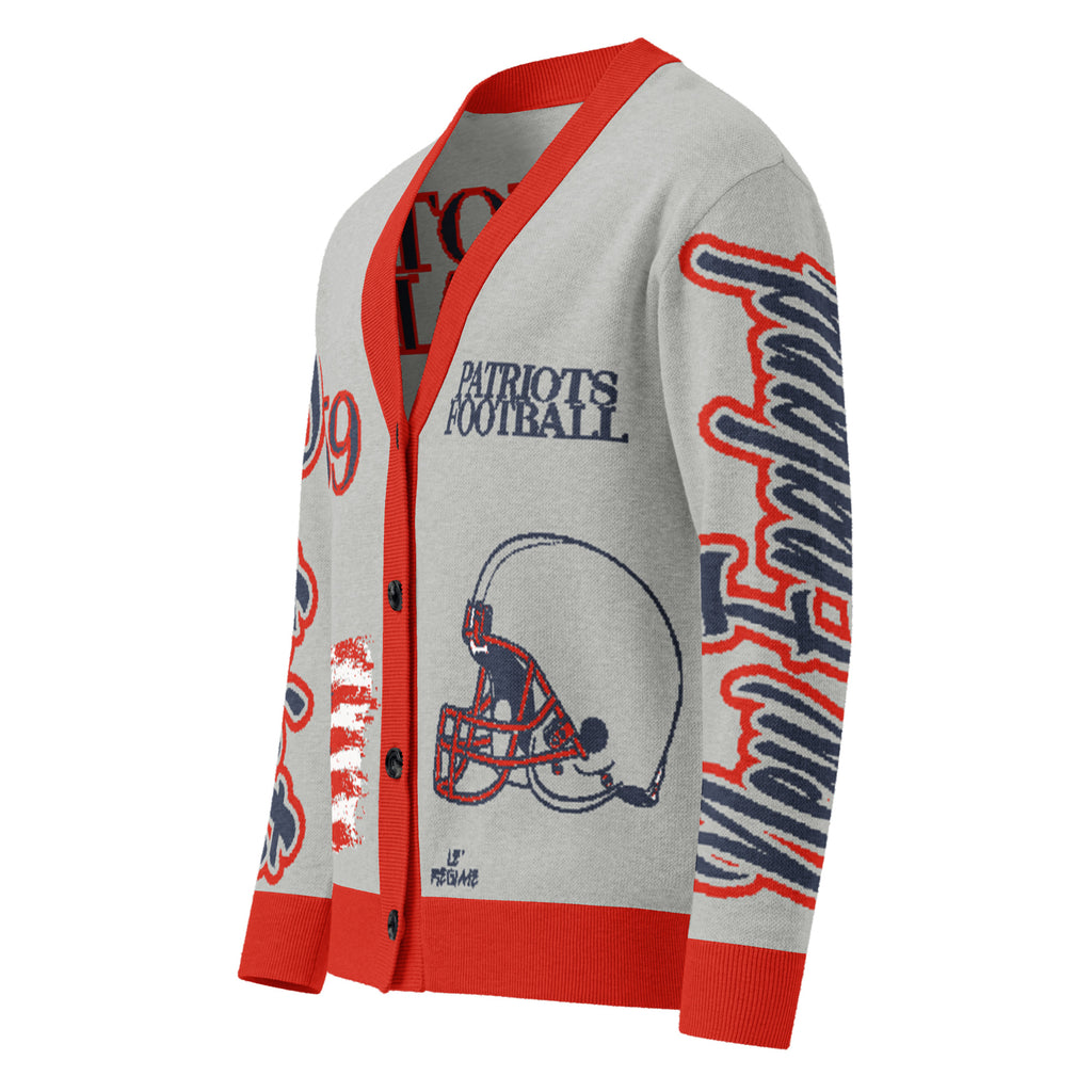 New England Patriots Knitted Cardigan