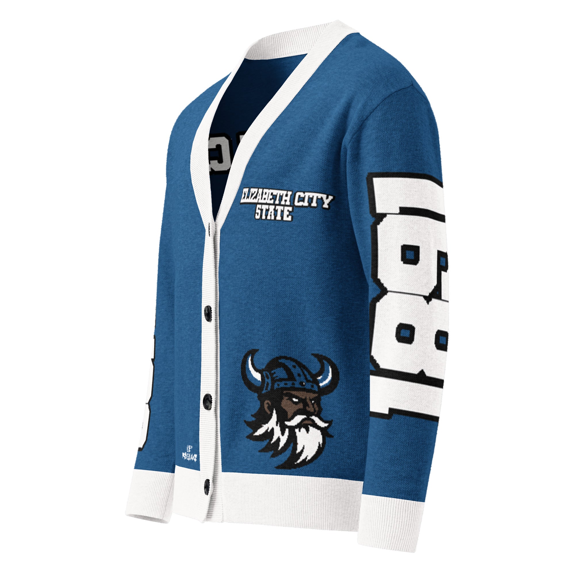 Elizabeth City State Unisex Knitted Cardigan