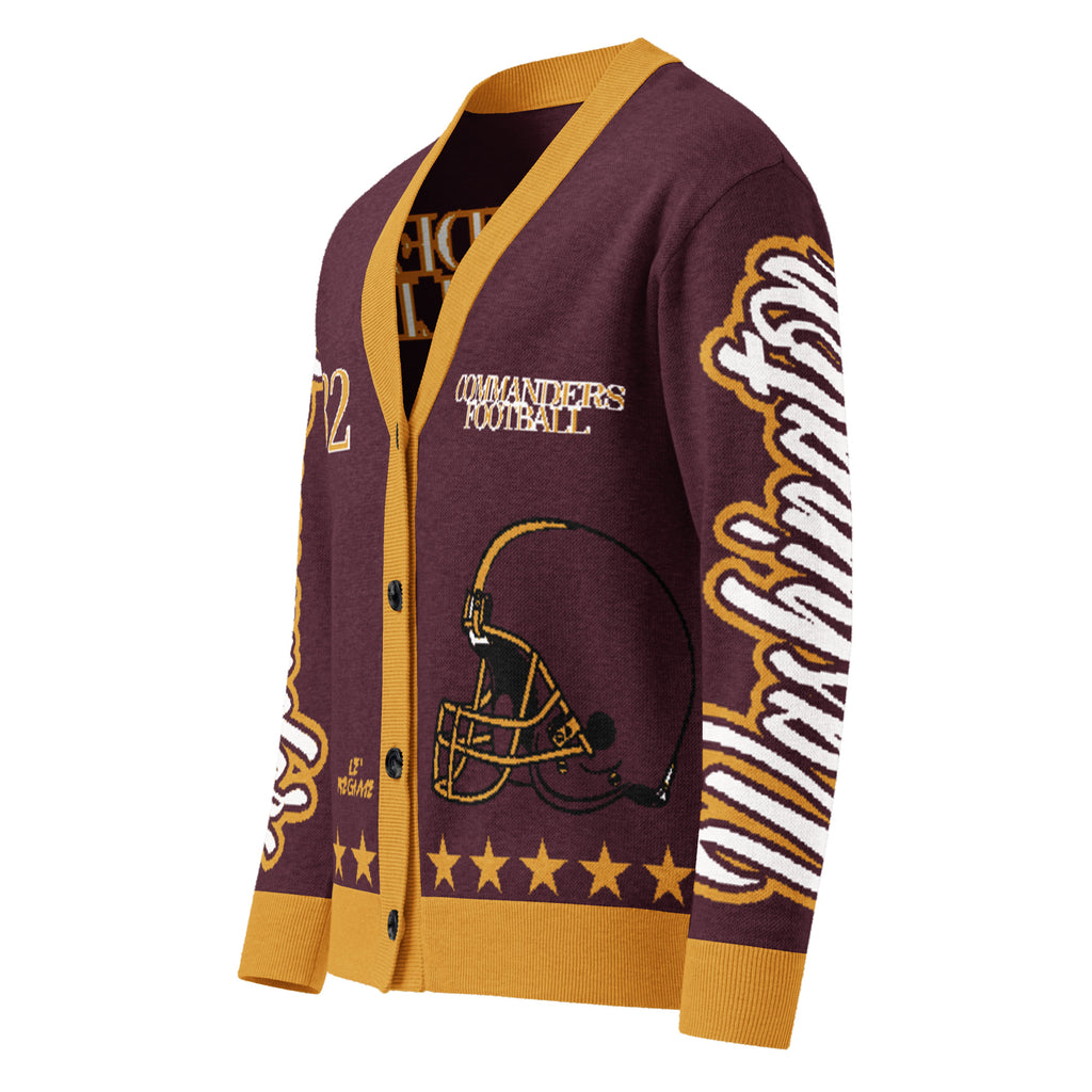 Washington Commanders Knitted Cardigan
