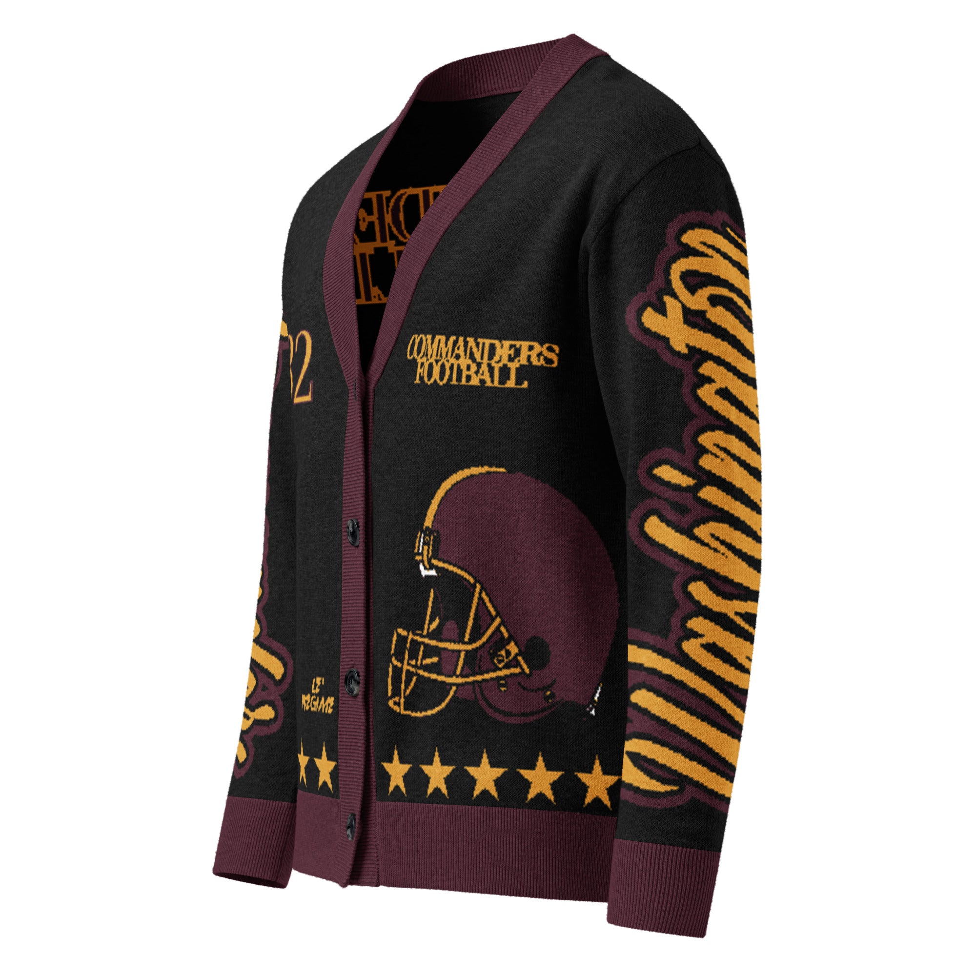 Washington Commanders Knitted Cardigan
