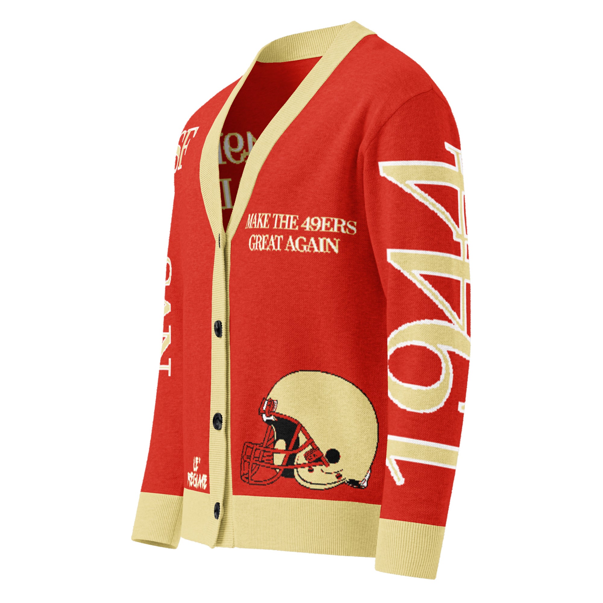 49ers Football Unisex Knitted Cardigan
