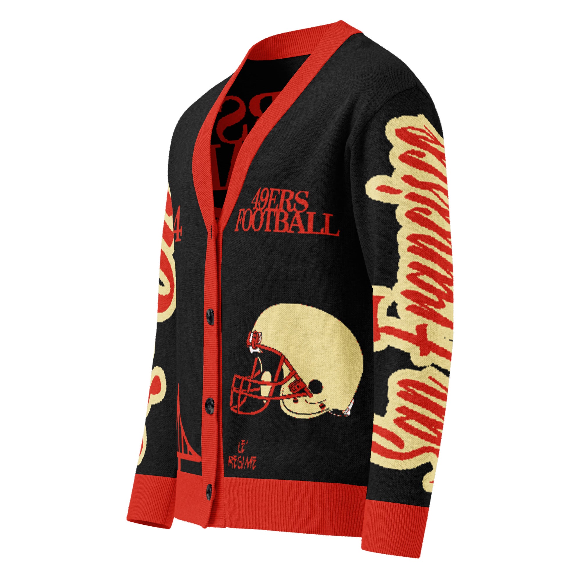 49ers Football Unisex Knitted Cardigan