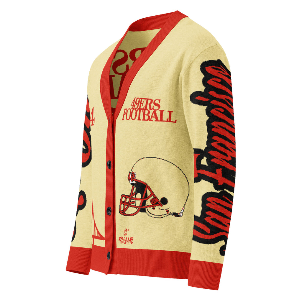 49ers Football Unisex Knitted Cardigan