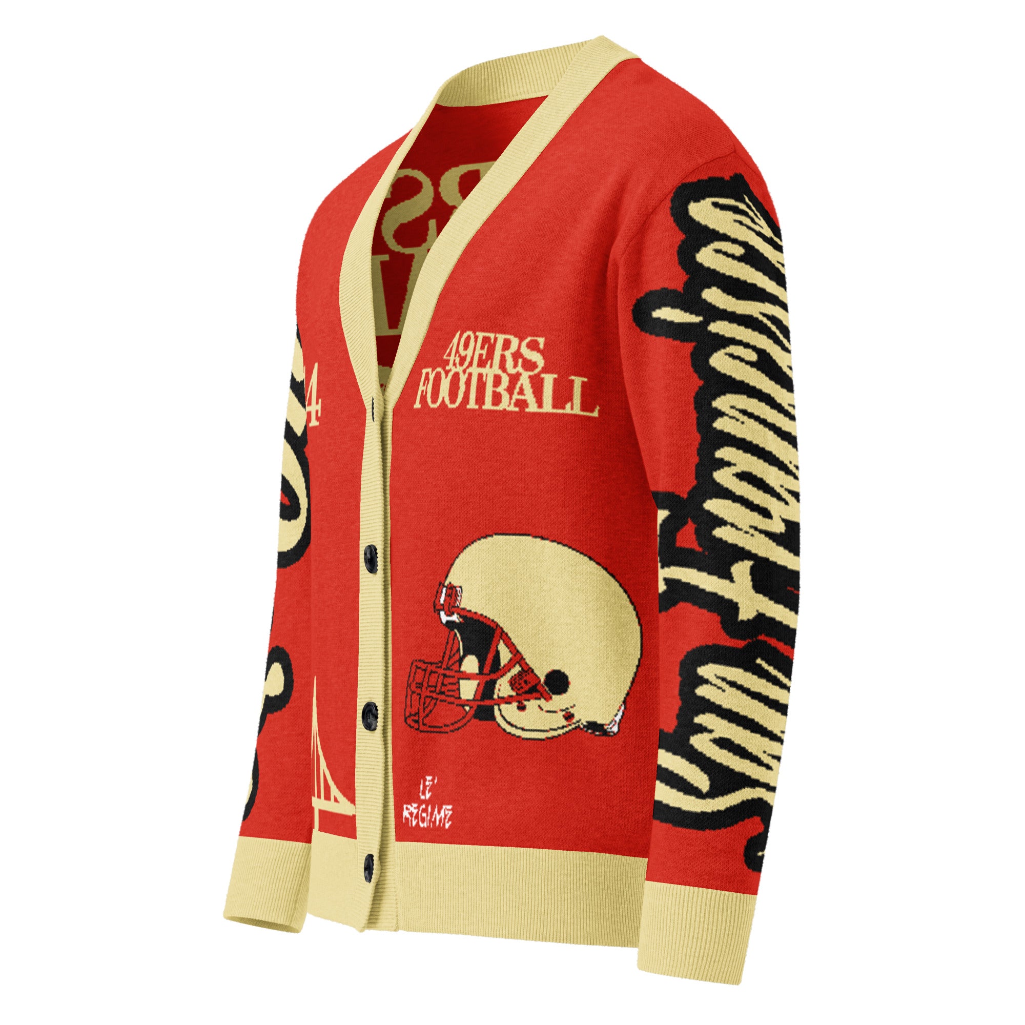 49ers Football Unisex Knitted Cardigan