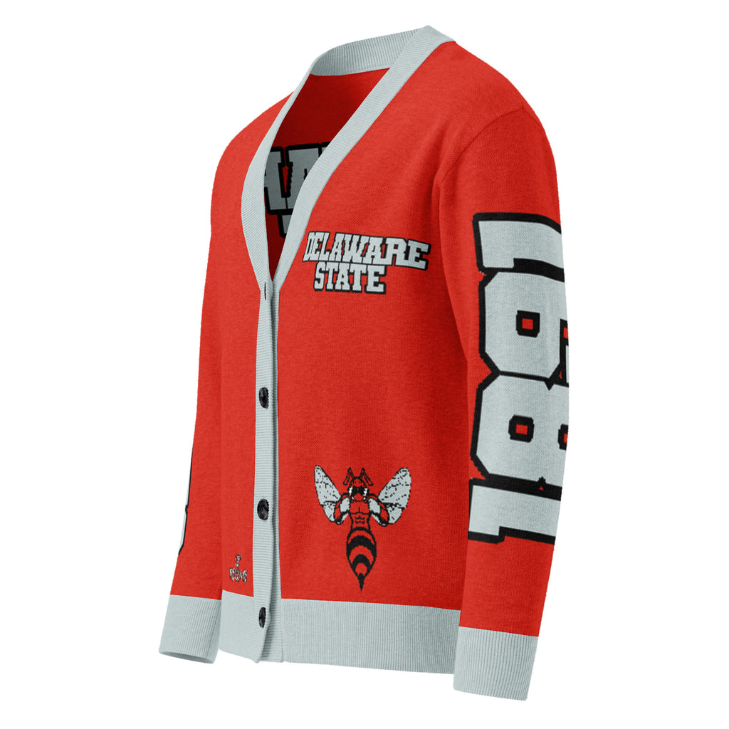 Delaware State University Knitted Cardigan