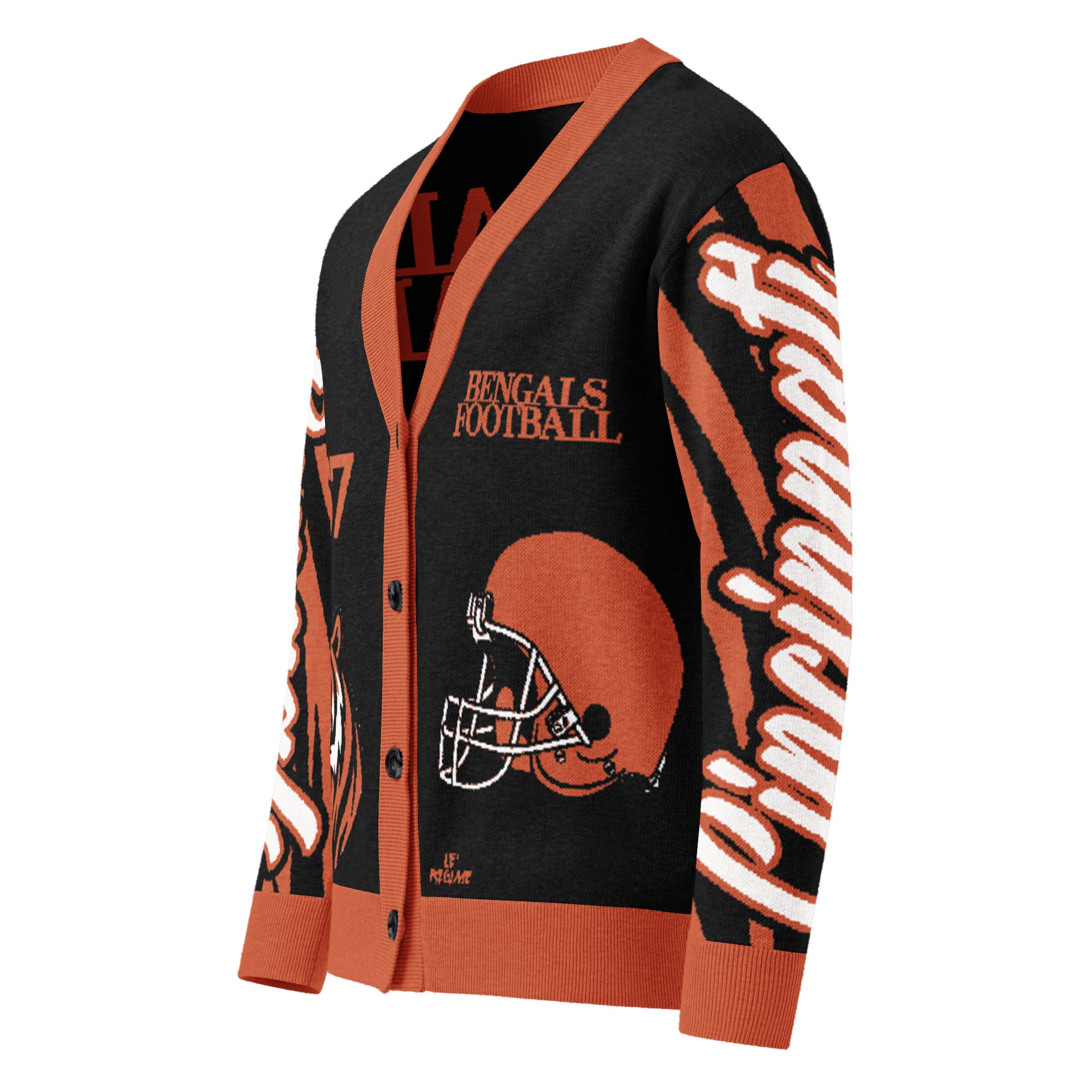 Cincinnati Bengals Unisex Knitted Cardigan