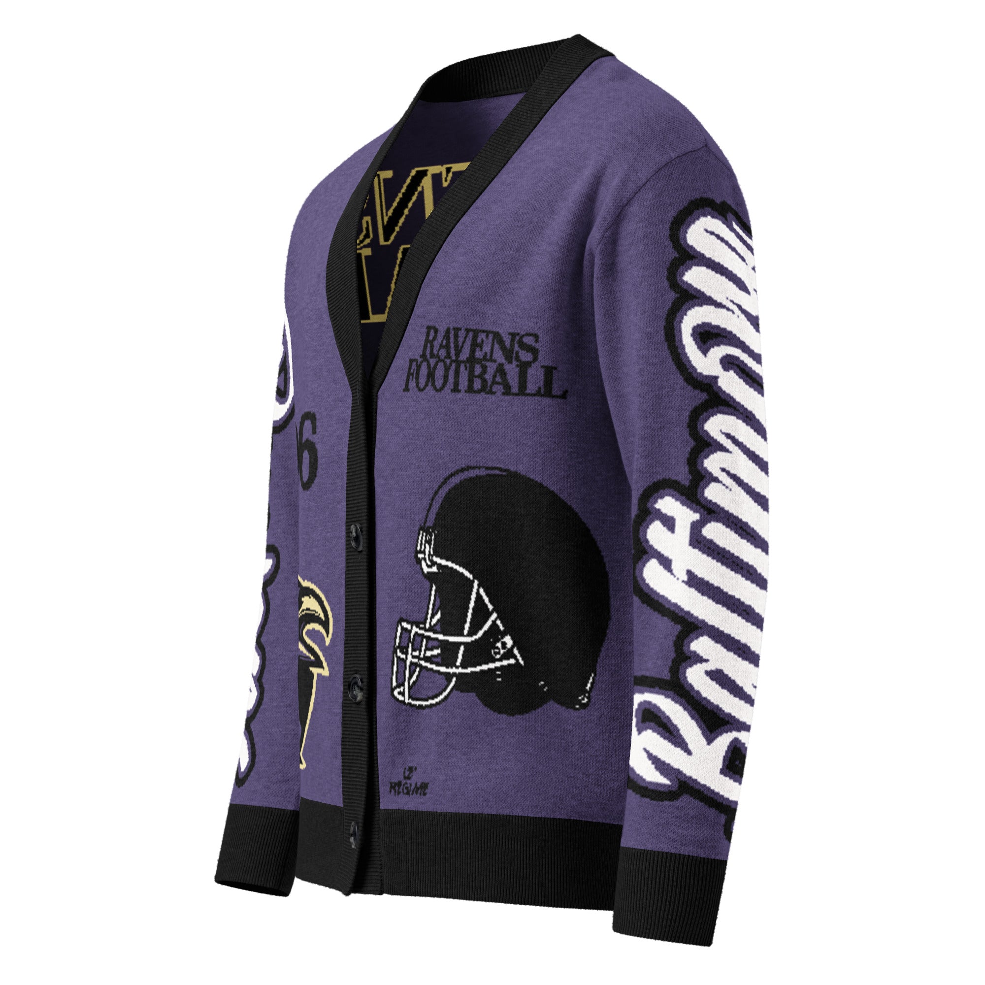 Baltimore Ravens Knitted Cardigan