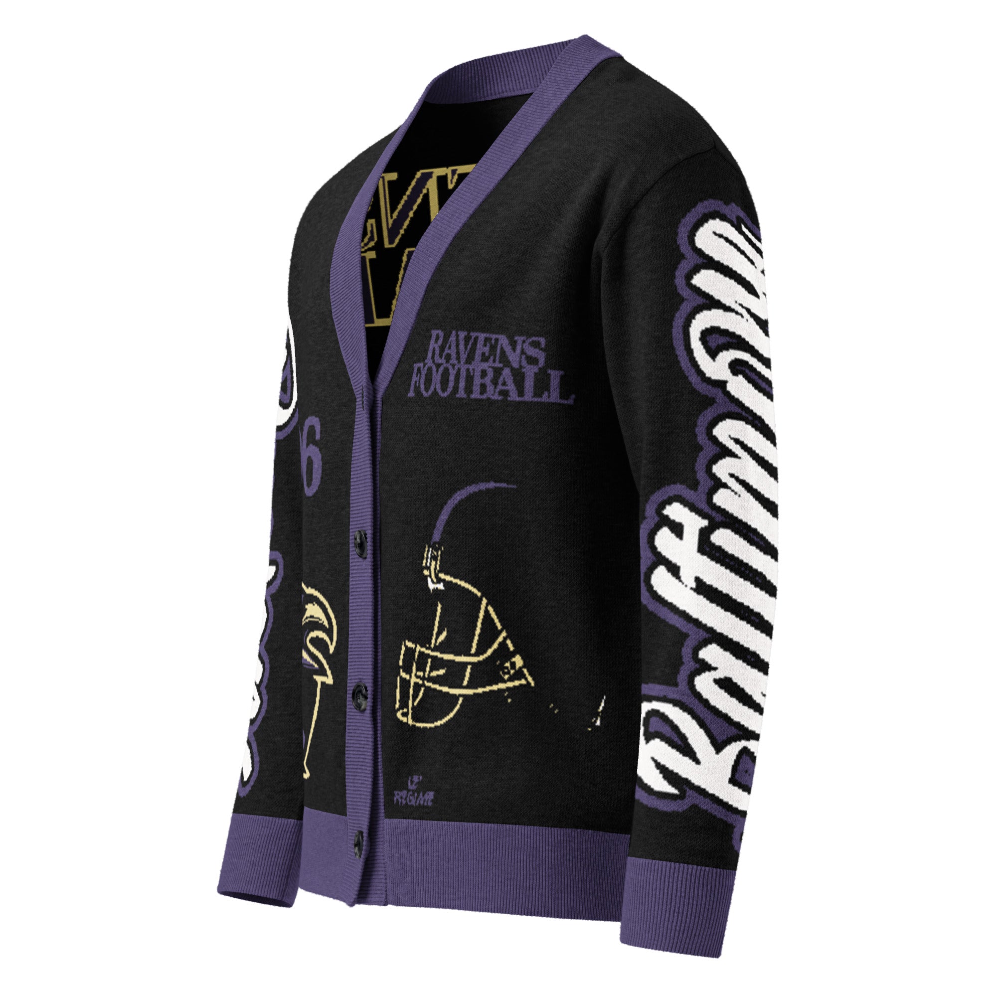 Baltimore Ravens Knitted Cardigan