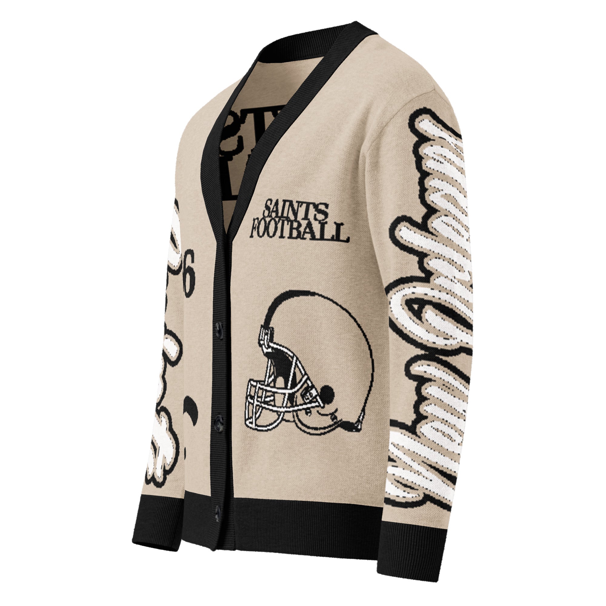 New Orleans Saints Knitted Cardigan