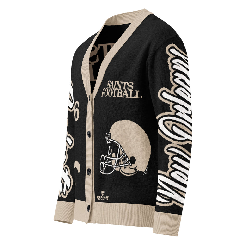 New Orleans Saints Knitted Cardigan