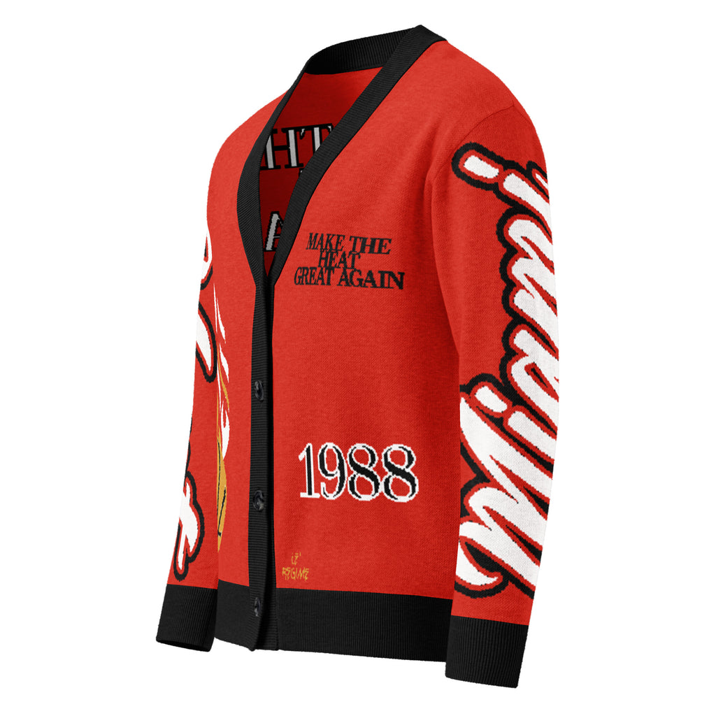 Miami Heat Unisex Knitted Cardigan