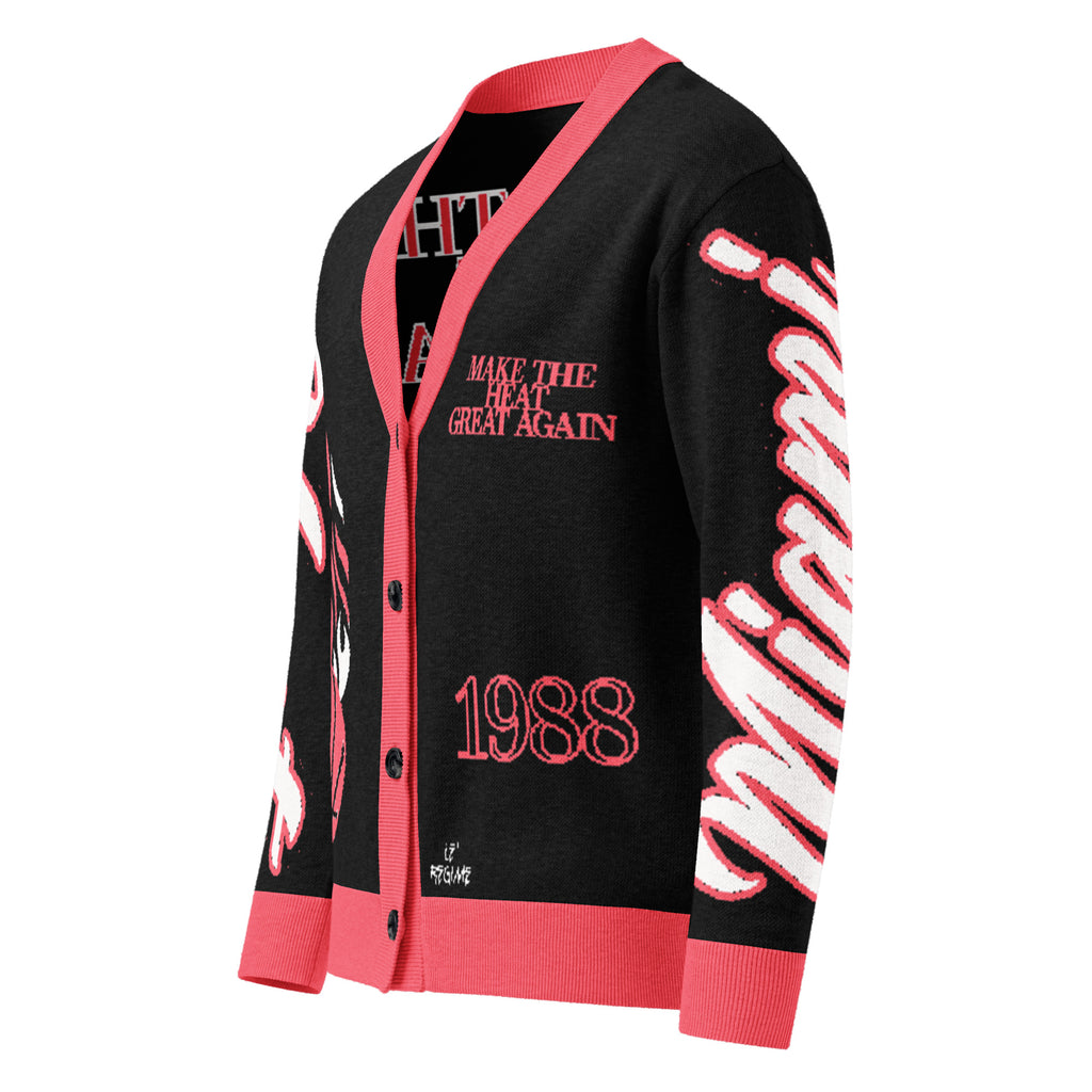 Miami Heat Unisex Knitted Cardigan