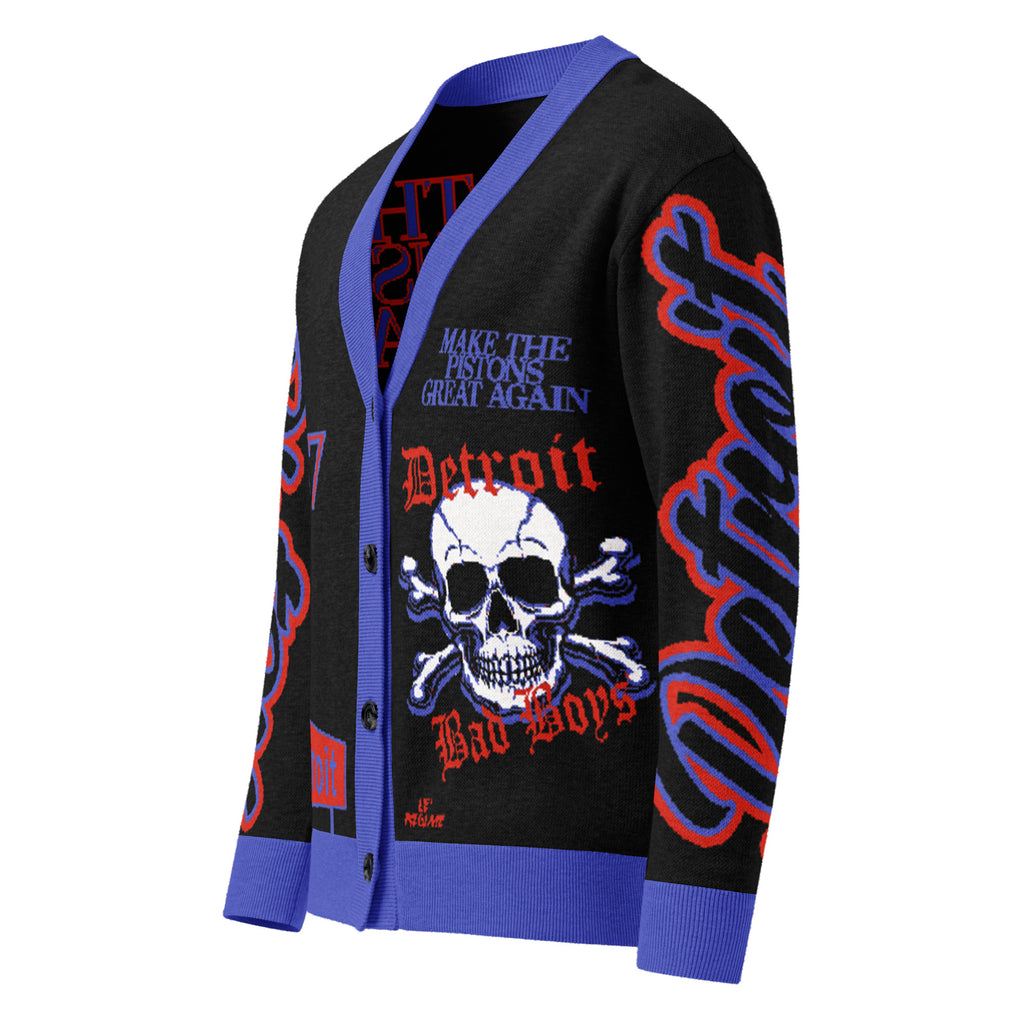 Detroit Pistons Unisex Knitted Cardigan