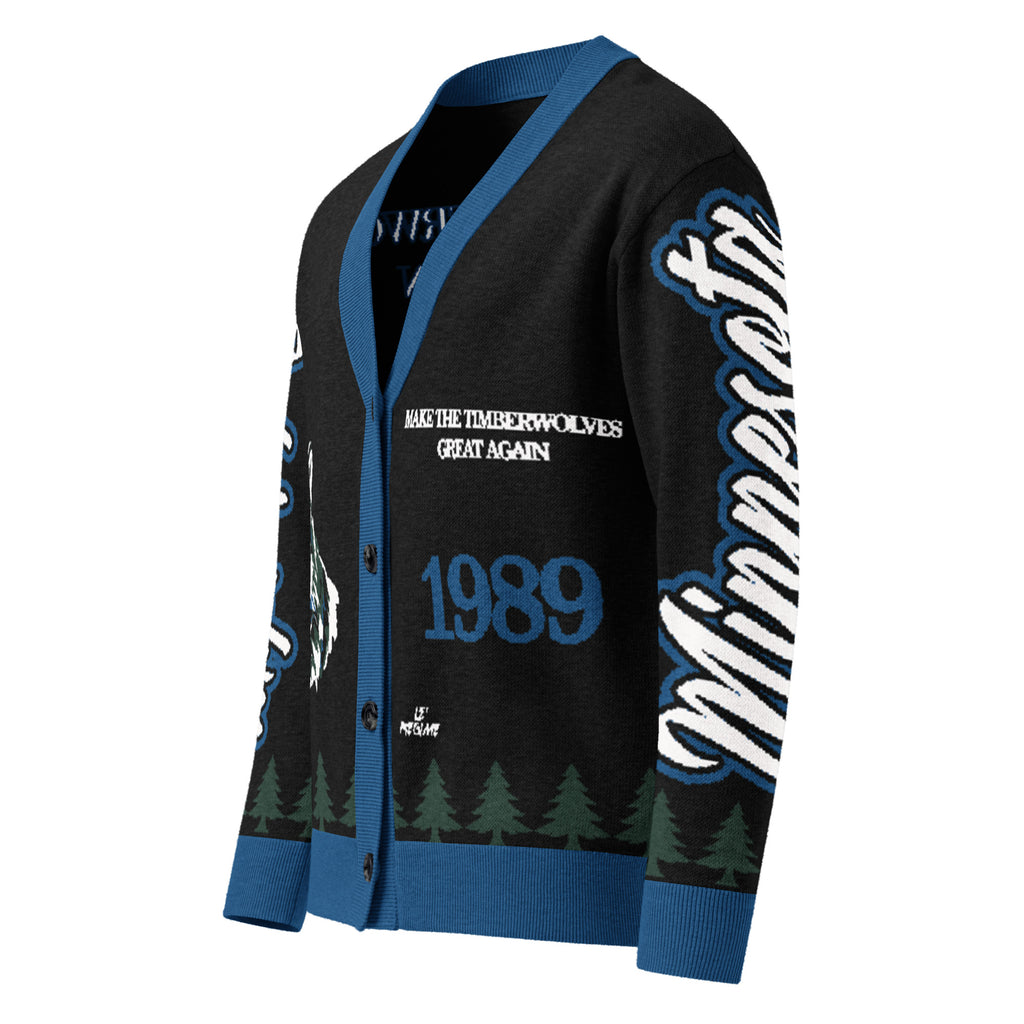 Minnesota Timberwolves Unisex Knitted Cardigan