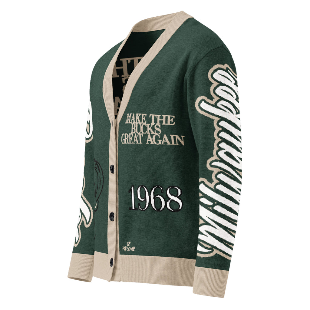 Milwaukee Bucks Unisex Knitted Cardigan