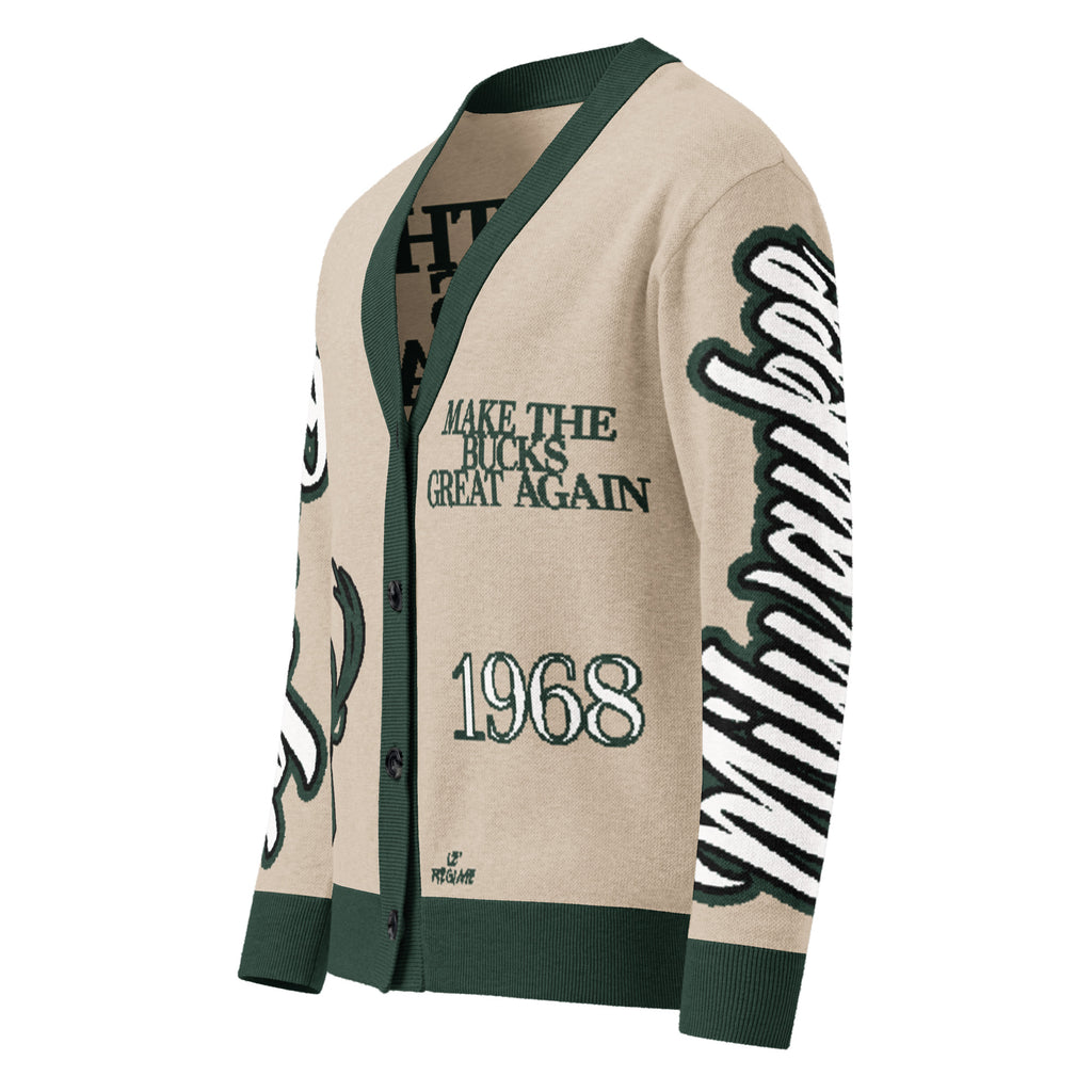 Milwaukee Bucks Unisex Knitted Cardigan