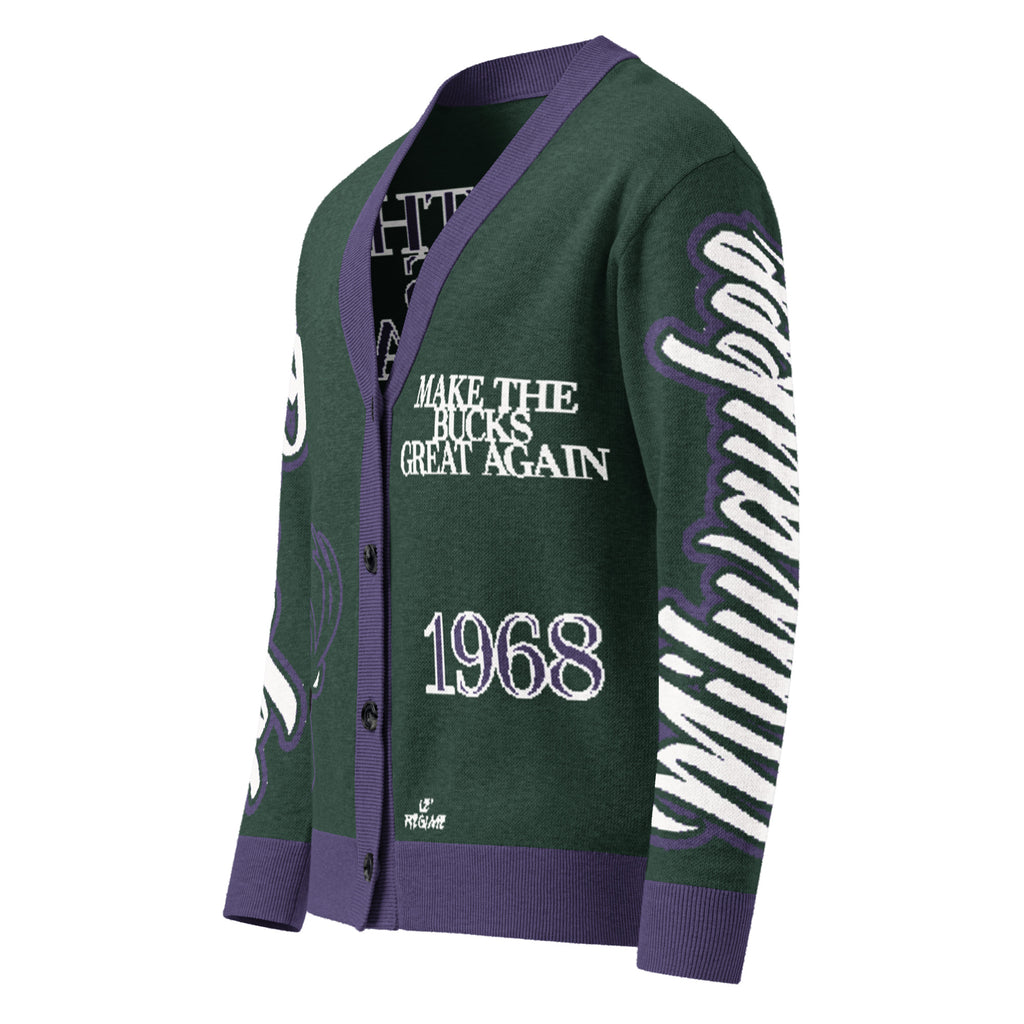 Milwaukee Bucks Unisex Knitted Cardigan