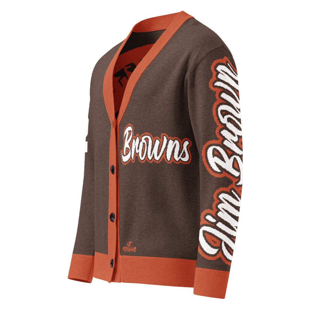 Jim Brown x Legends Never Die Knitted Cardigan
