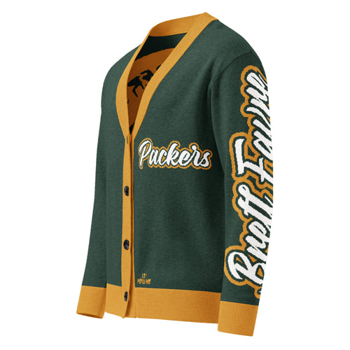 Brett Favre x Legends Never Die Knitted Cardigan