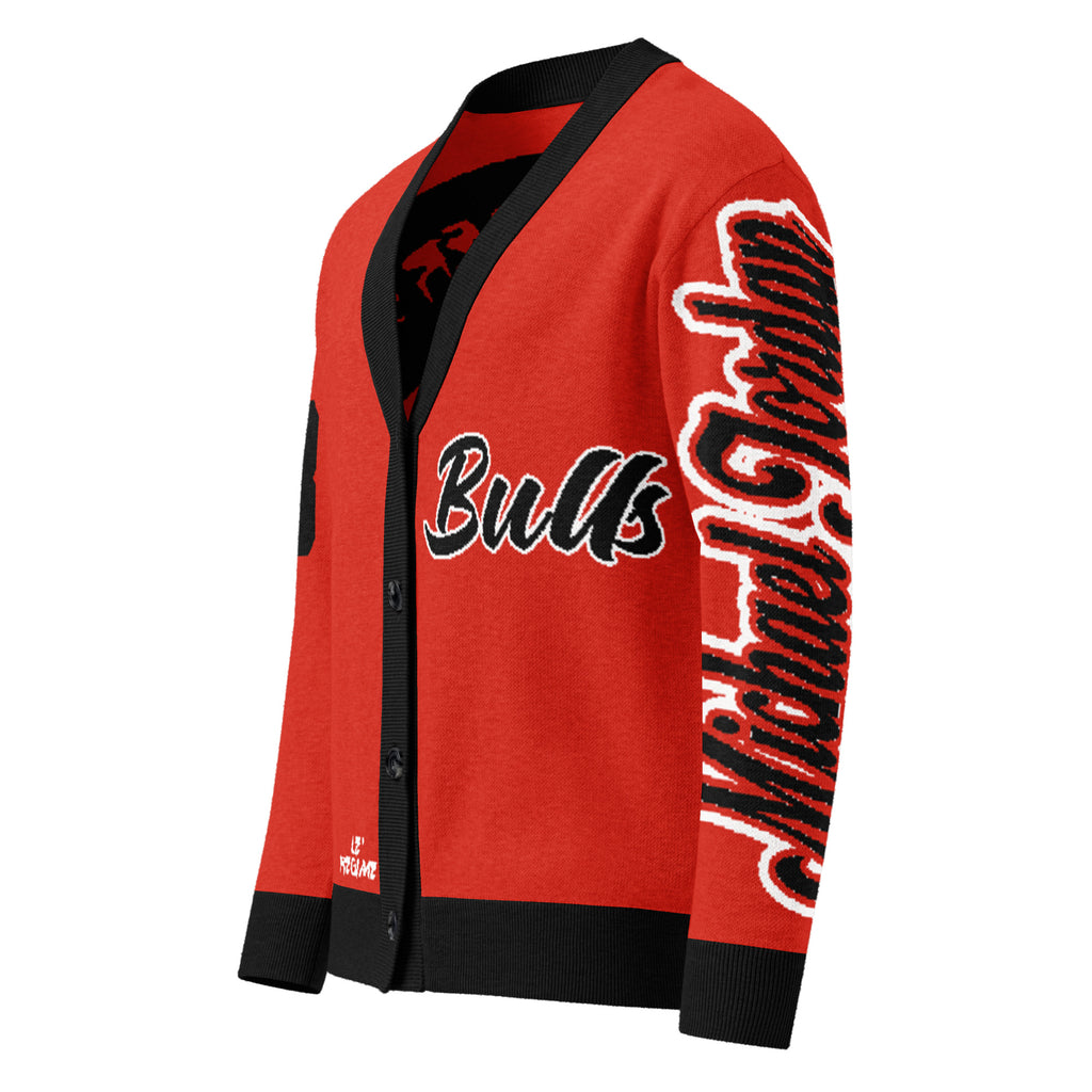 Michael Jordan x Legends Never Die Knitted Cardigan